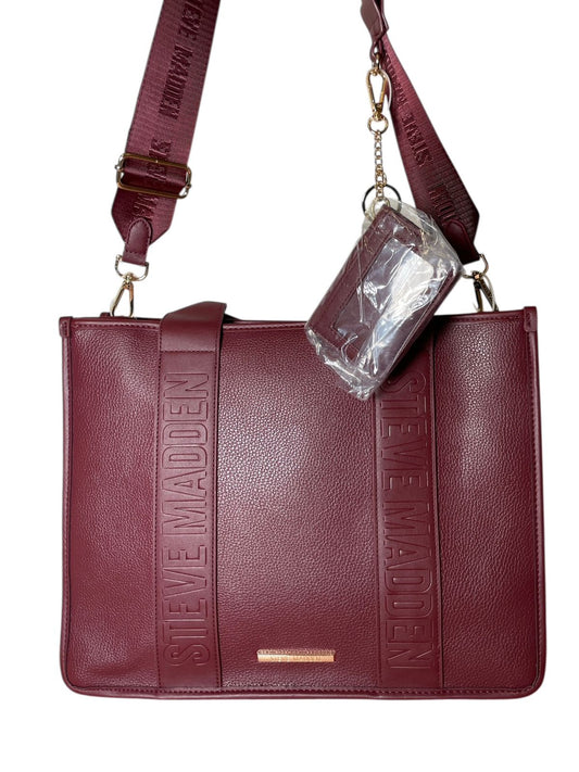 Bolso Tote Steve Madden Vino